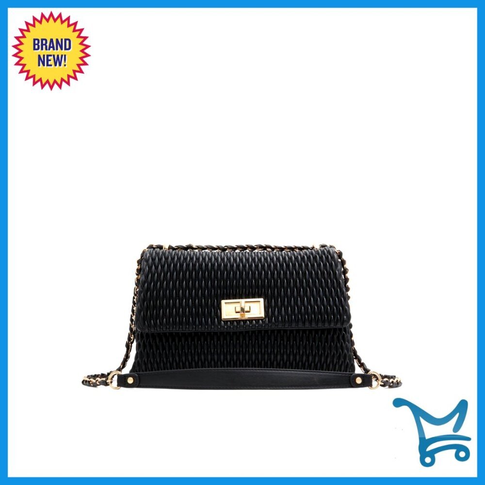 Medium Crossbody Shoulder Bag Synthetic Leather Everyday Handbag